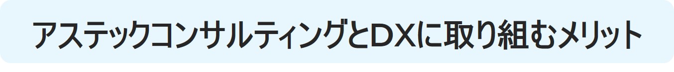 ＤＸに取り組むメリット